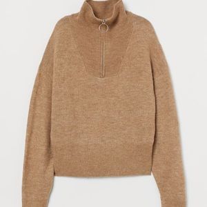 H&M Half Zip Knit Sweater